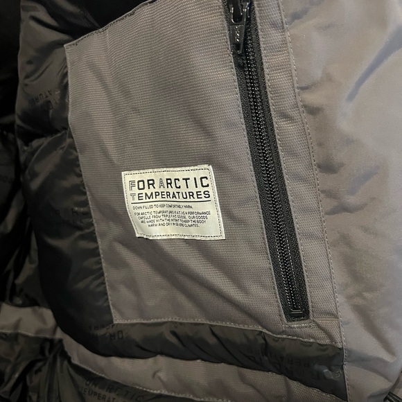 TRIPLE F.A.T GOOSE Chenega II Parka Water Repellent Grey Fur Hood Men's Size 3XL - Picture 3 of 9